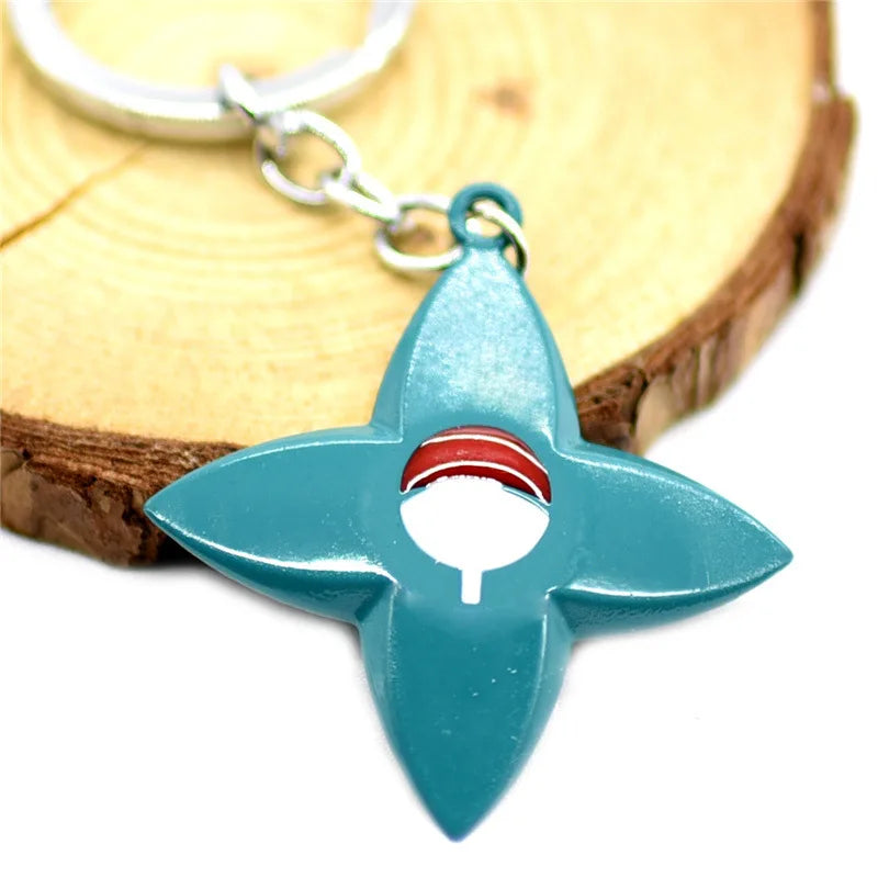 Anime Naruto Mask Enamel Keychain – Alloy Car Key Ring & Bag Pendant for Cosplay