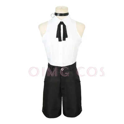 Chainsaw Man Reze Cosplay Costume — Blue Suit Set
