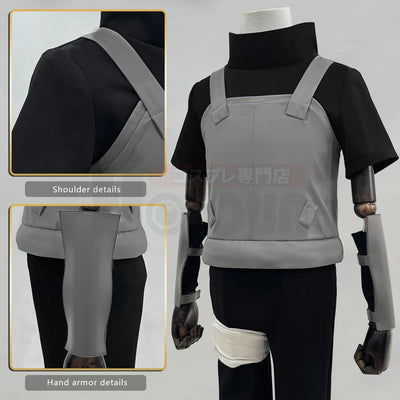 Naruto Itachi ANBU Cosplay Costume — Vest, Shirt & Pants