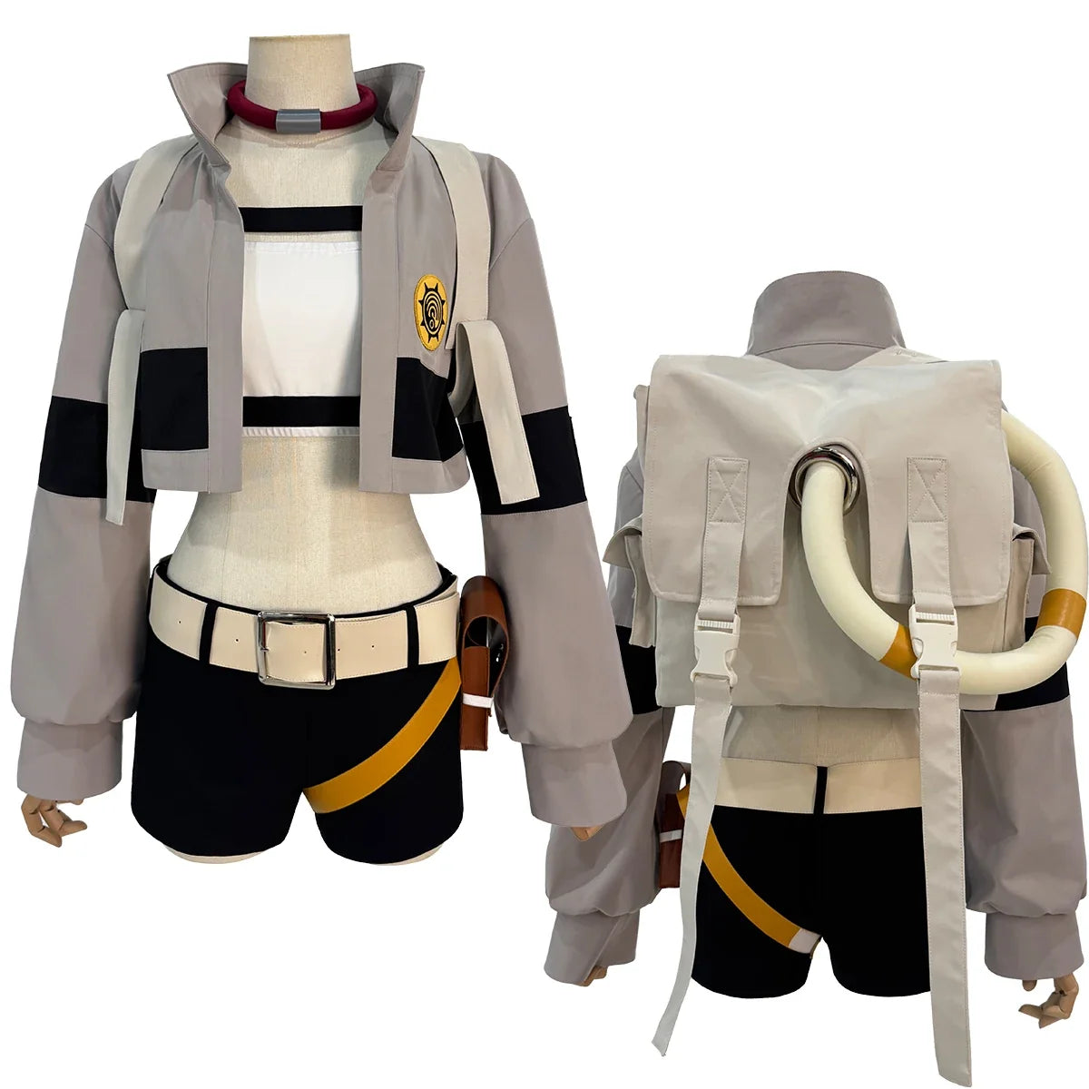 Gachiakuta Riyo Cosplay Costume — Vest & Bag Set