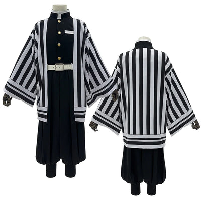 Demon Slayer Obanai Iguro Cosplay Costume — Haori & Wig
