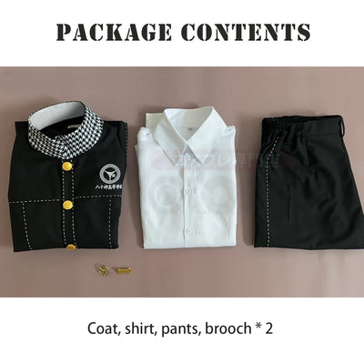 Persona 4 Yu Narukami Cosplay Costume — School Uniform & Wig