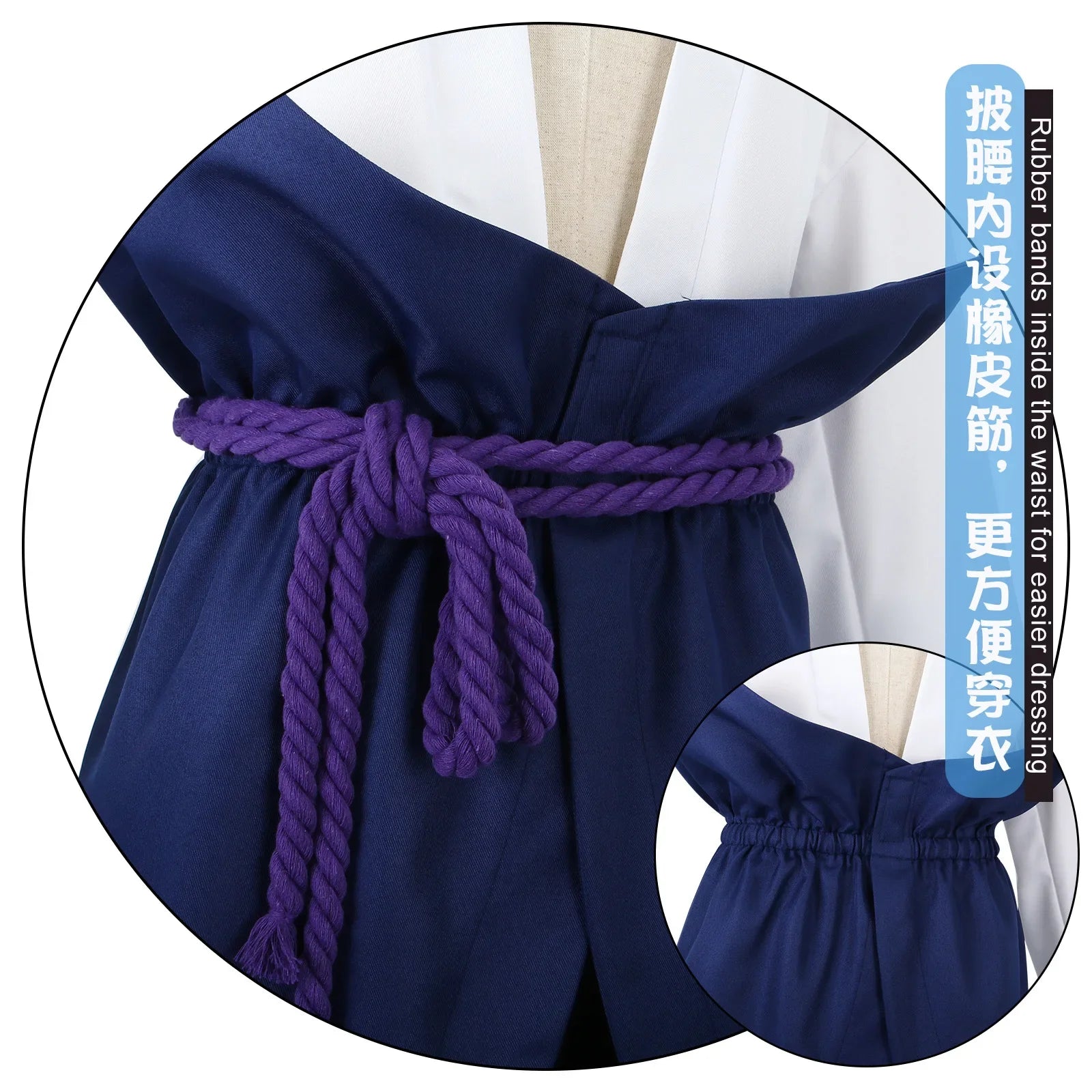 Anime Naruto Uchiha Sasuke Cosplay Costume – Premium Ninja Uniform Outfit for Adults