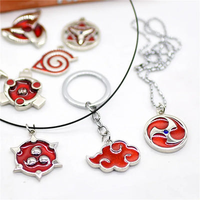 Anime Naruto Mask Enamel Keychain – Alloy Car Key Ring & Bag Pendant for Cosplay
