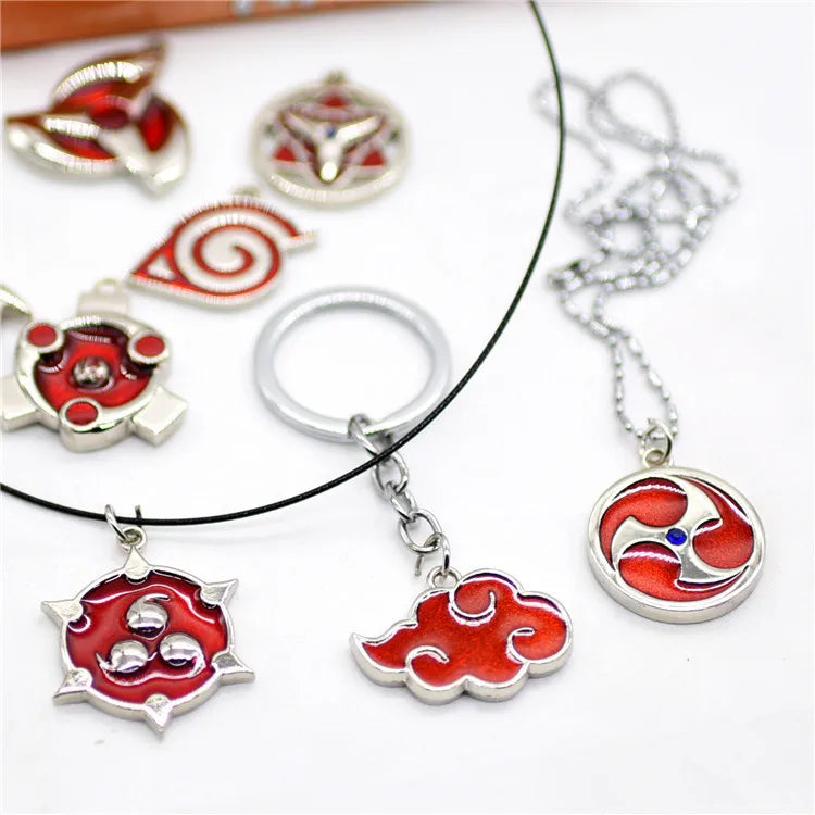Anime Naruto Mask Enamel Keychain – Alloy Car Key Ring & Bag Pendant for Cosplay