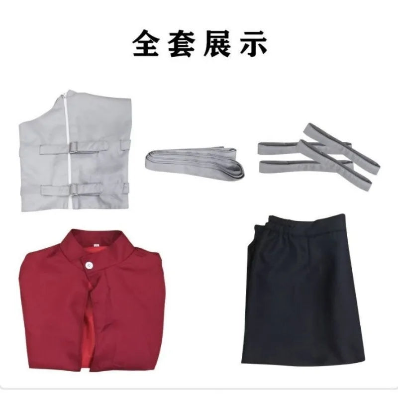 Anime Naruto Gaara Cosplay Costume – Premium Kazekage Uniform Outfit for Adults & Kids