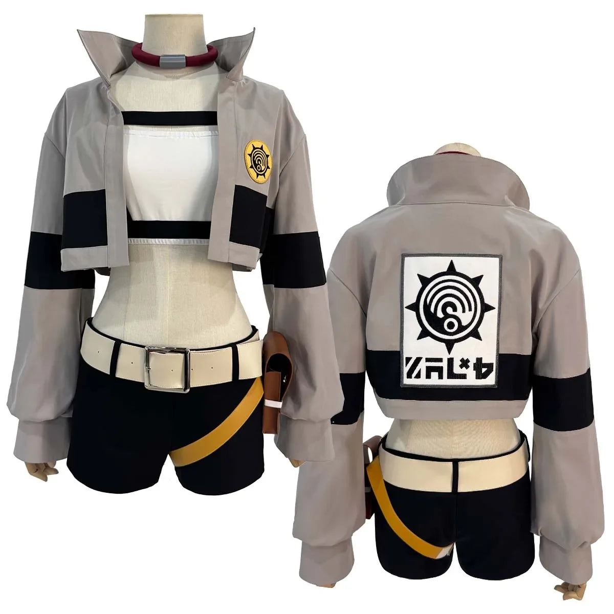 Gachiakuta Riyo Cosplay Costume — Vest & Bag Set