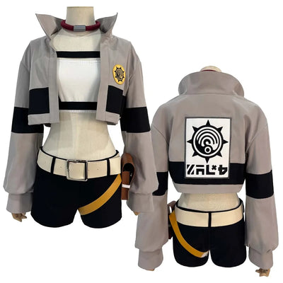 Gachiakuta Riyo Cosplay Costume — Vest & Bag Set