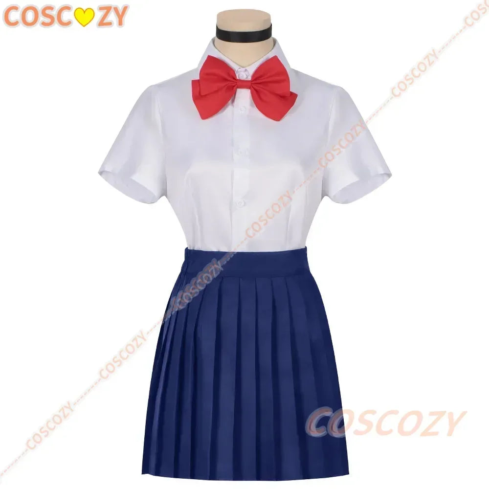 Dandadan Momo Ayase Cosplay Costume — School Uniform & Wig