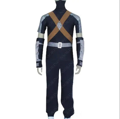 Anime Naruto The Last Ninja Suit Cosplay Costume – Obito & Kakashi Uniform Full Set