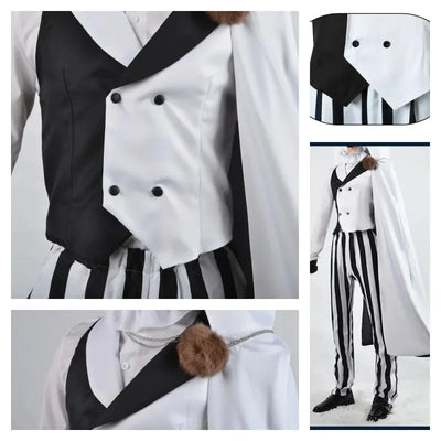 Bungo Stray Dogs Nikolai Gogol Cosplay Costume — Cloak & Wig