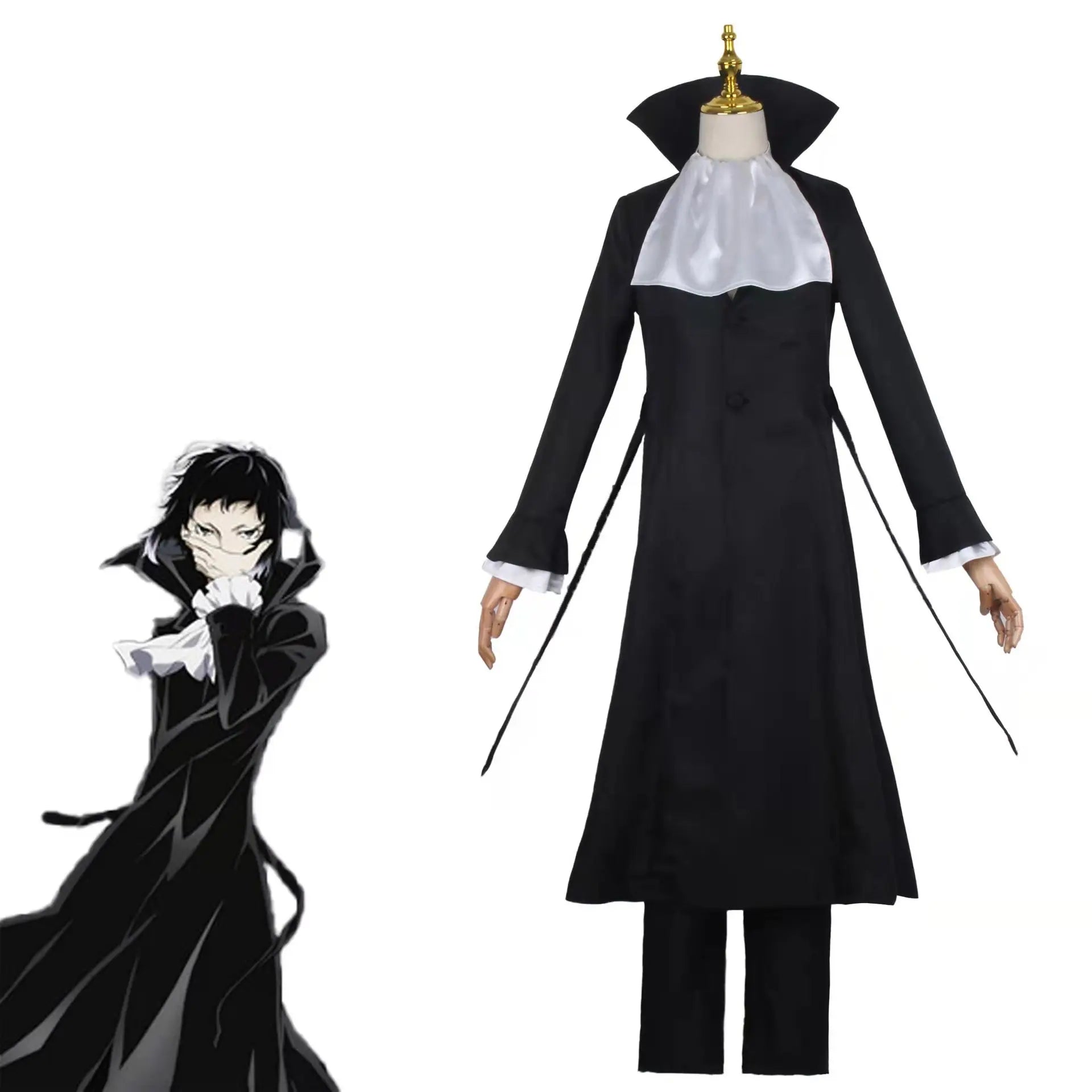 Bungo Stray Dogs Akutagawa Ryunosuke Cosplay Costume