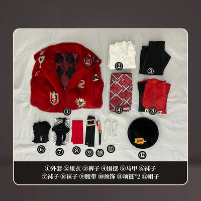 Twisted Wonderland Riddle Cosplay Costume — Uniform Set