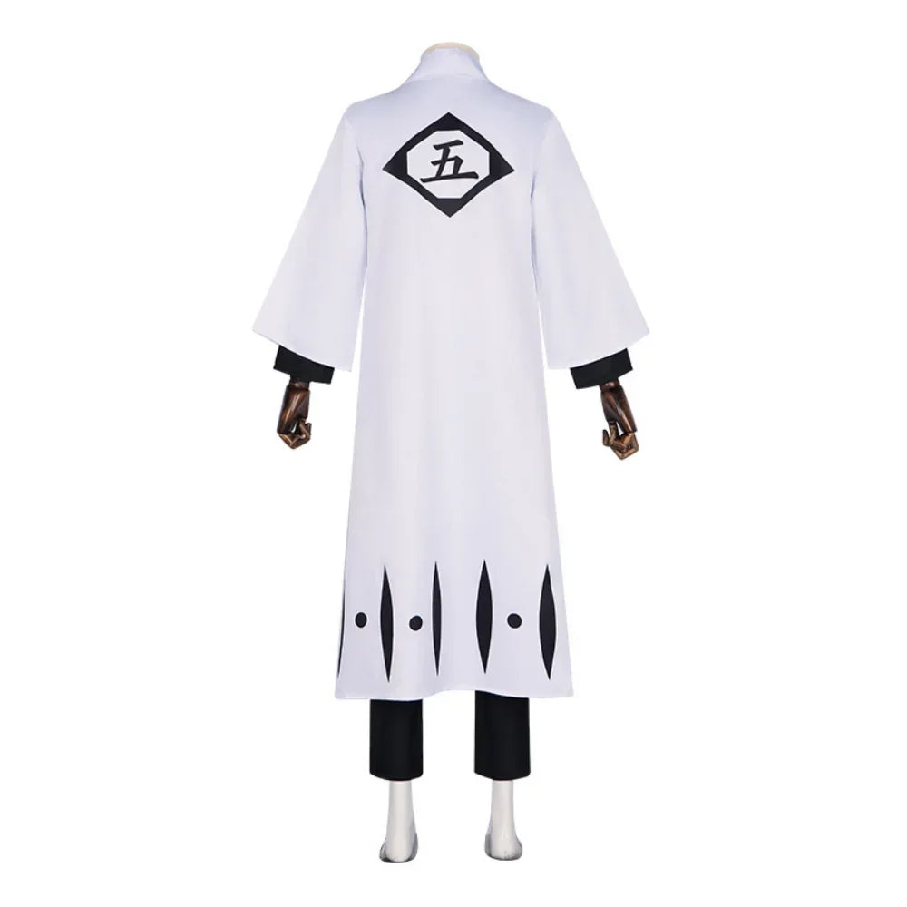Bleach Aizen Sosuke Cosplay Costume — Captain Kimono & Wig (TYBW)