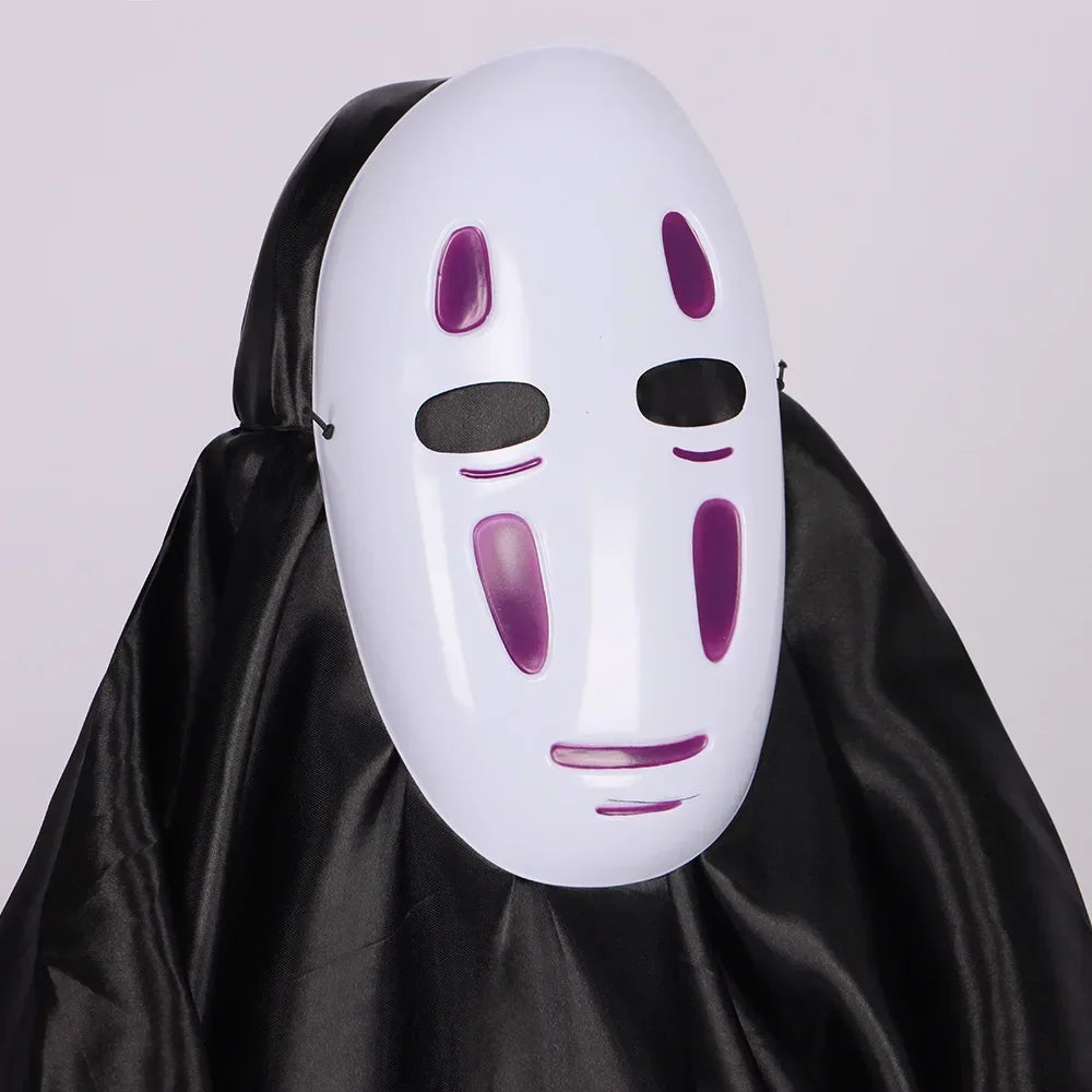 Spirited Away No-Face Cosplay Costume — with Mask & Gloves