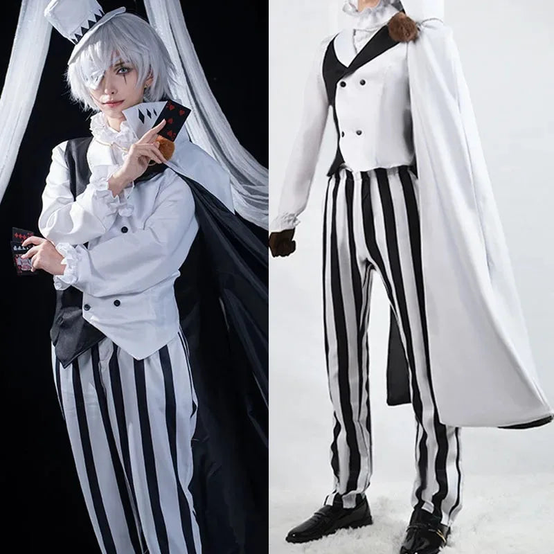 Bungo Stray Dogs Nikolai Gogol Cosplay Costume — Cloak & Wig