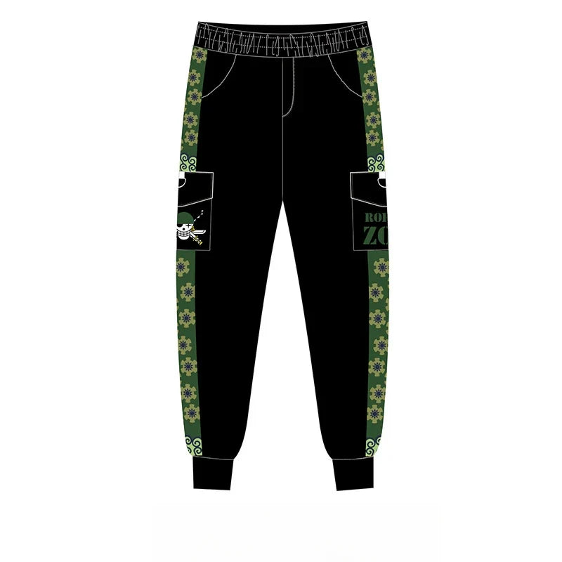 One Piece Zoro & Luffy Joggers — Cosplay Sweatpants