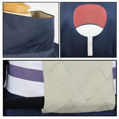 Naruto Uchiha Obito Cosplay Costume — Kimono Robe
