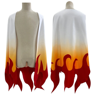 Demon Slayer Rengoku Kyojuro Cosplay Costume — Haori & Wig