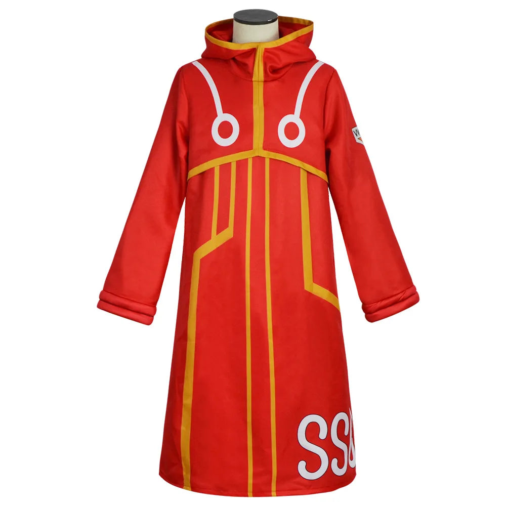 One Piece Luffy (Egghead) Cosplay Costume — Robe & Hat
