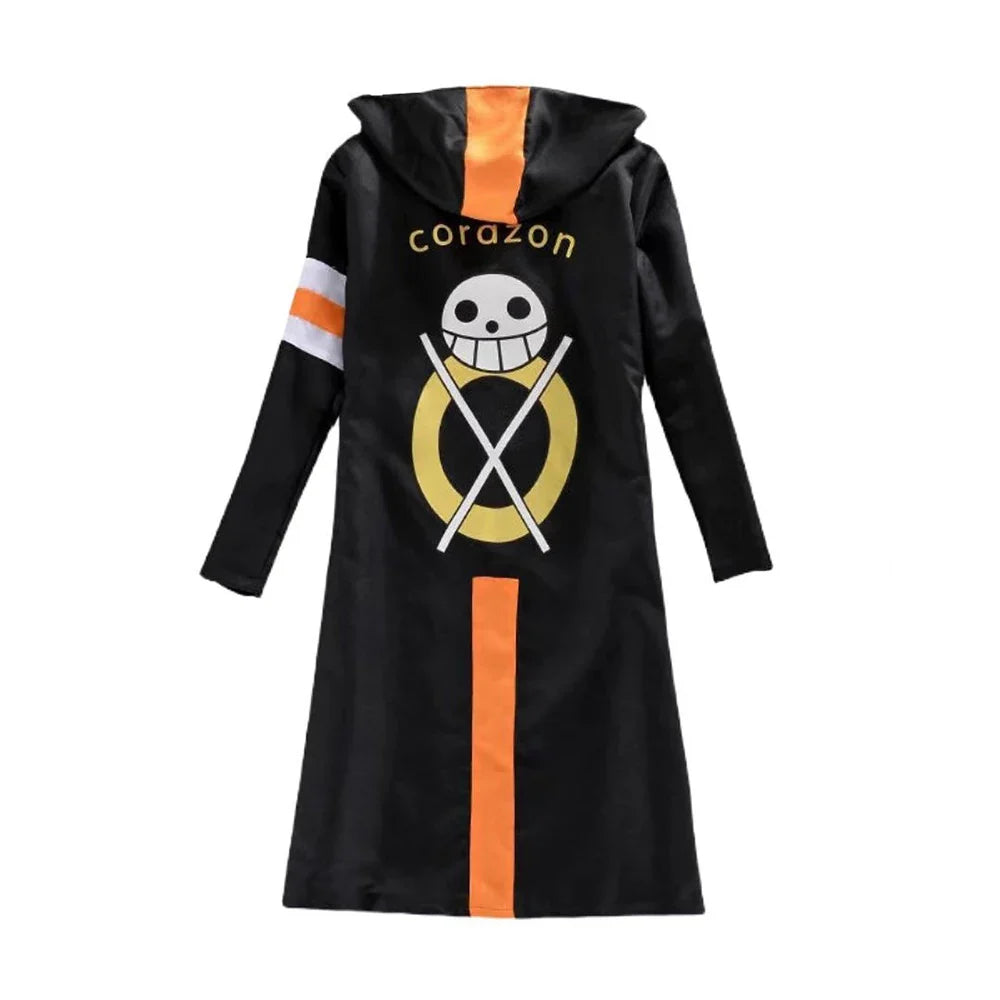 One Piece Trafalgar Law Cosplay Coat — Long Windbreaker
