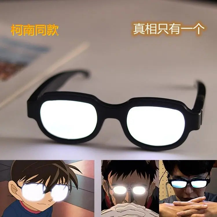 Detective Conan LED Light-Up Glasses — Cosplay Prop