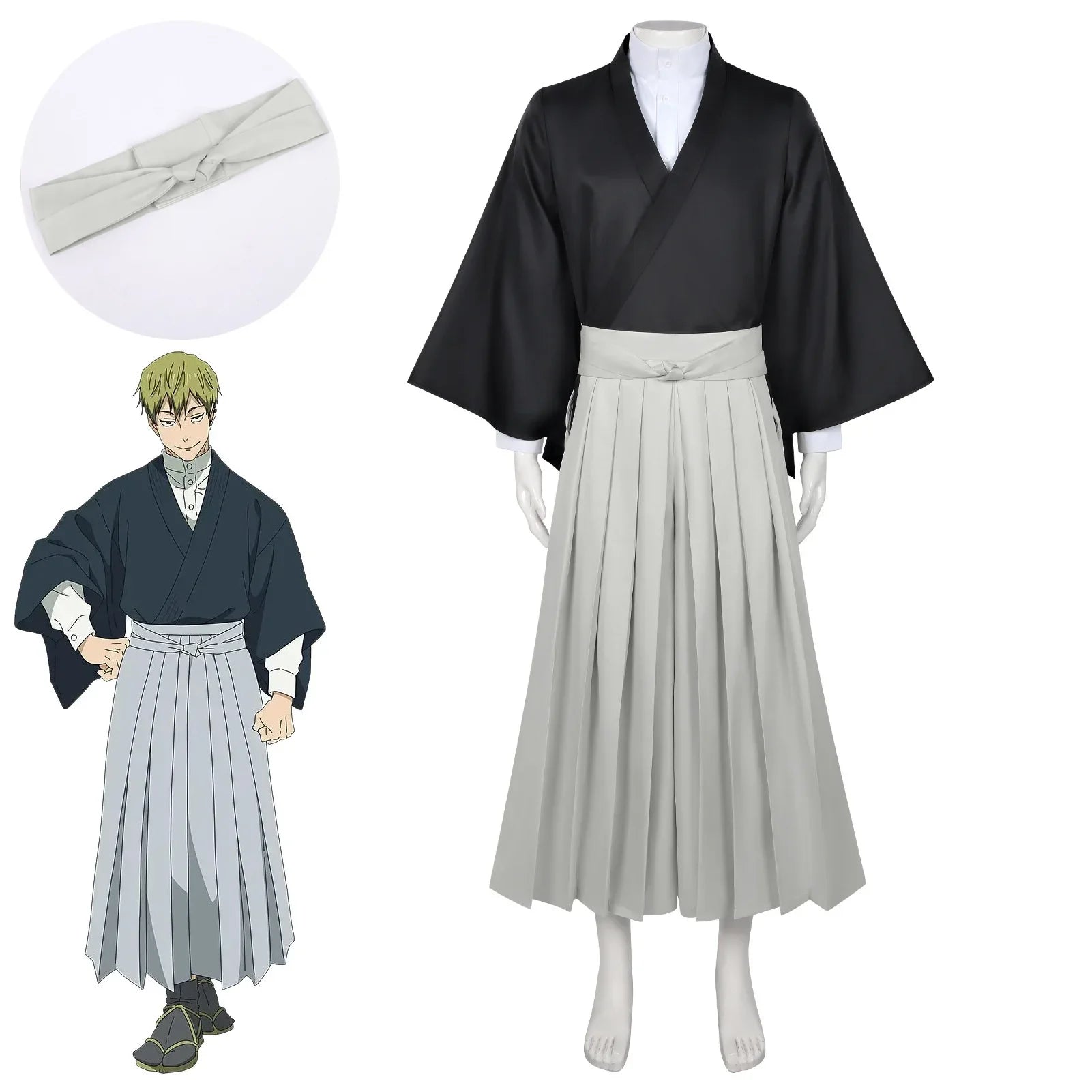 Jujutsu Kaisen Zenin Naoya Cosplay Costume – Premium Kimono Uniform Full Set for Halloween