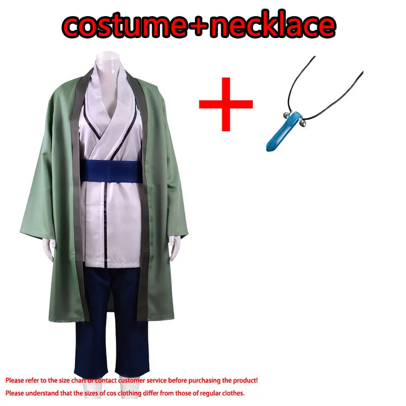 Anime Naruto Tsunade Cosplay Costume Set – Premium Kimono Haori Outfit with Wig & Necklace