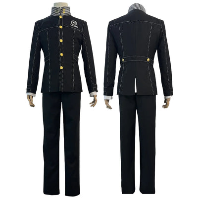 Persona 4 Yu Narukami Cosplay Costume — School Uniform & Wig
