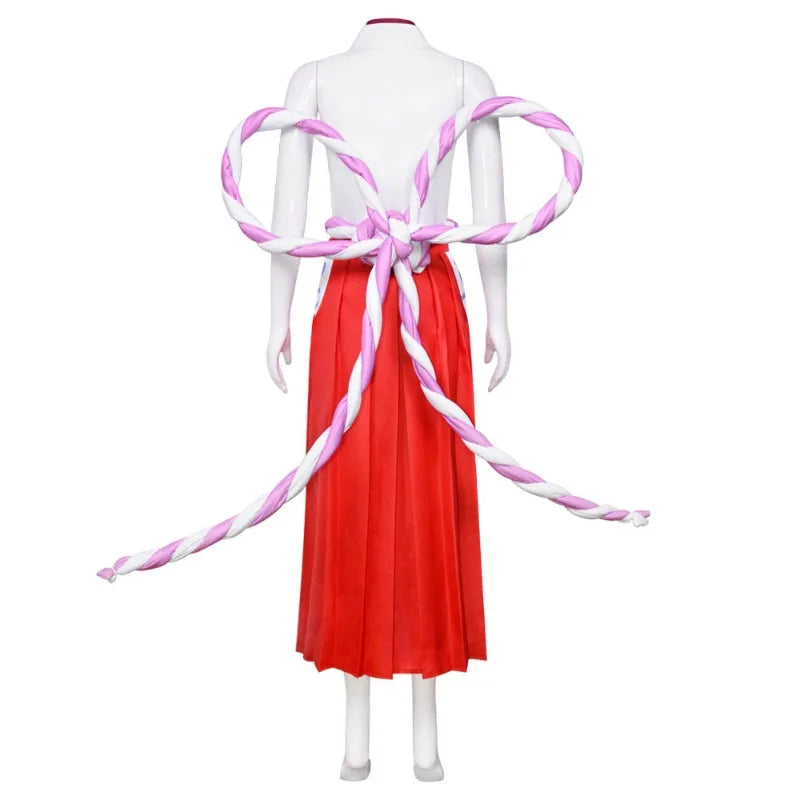 One Piece Yamato (Wano) Cosplay Kimono — with Wig & Horns