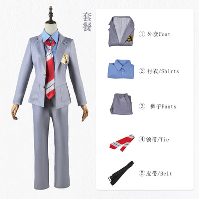 Your Lie in April Kaori Miyazono Cosplay Costume — School Uniform & Wig