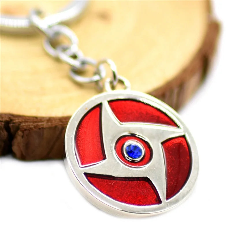 Anime Naruto Mask Enamel Keychain – Alloy Car Key Ring & Bag Pendant for Cosplay