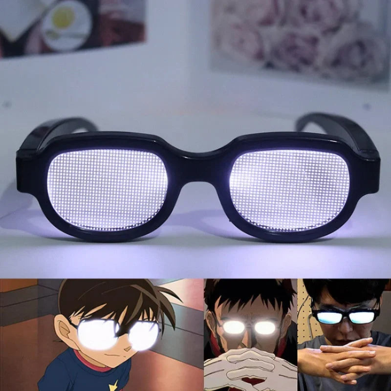 Detective Conan LED Light-Up Glasses — Cosplay Prop