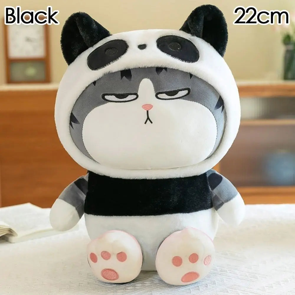 Hooded Tabby Cat Plush Toy — Costume Doll (22 / 40cm)