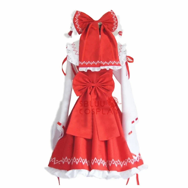 Touhou Project Reimu Hakurei Cosplay Costume