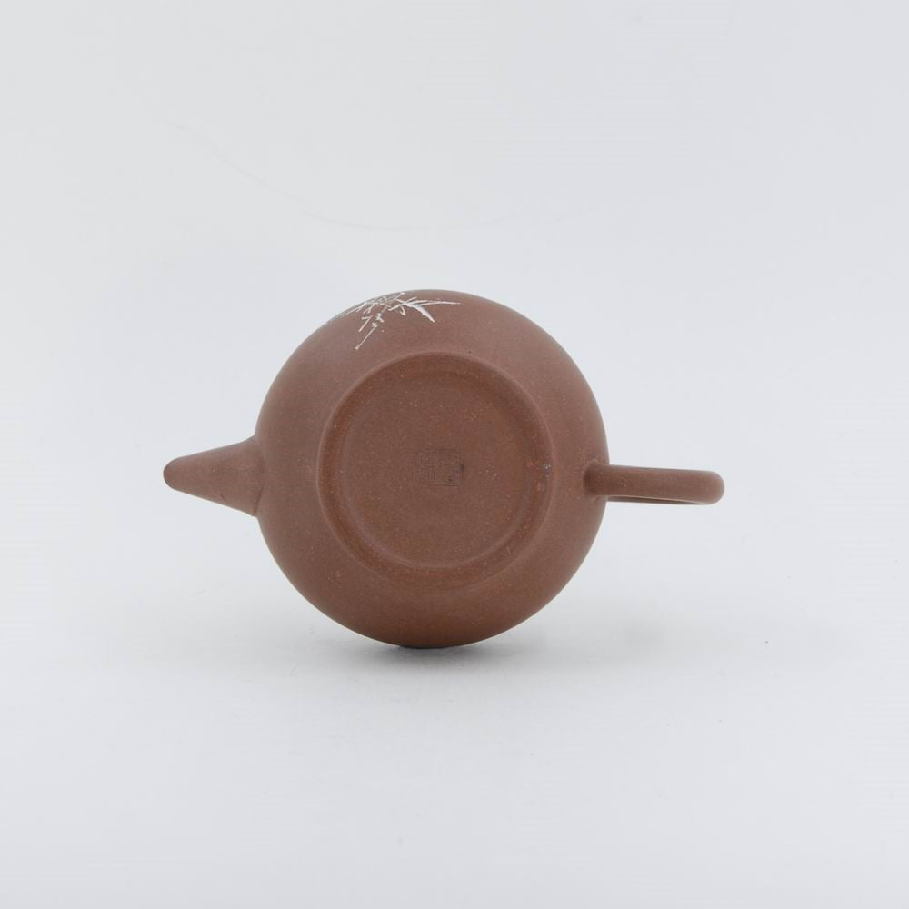 Yixing 1980's #8 Flower Series Set of 4 Yixing Teapots - Mei Lan Zhu Qu (Plum, Orchid, Bamboo, Chrysanthemum)