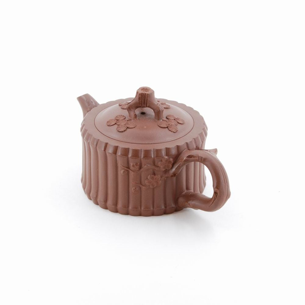 Yixing Cedar Tree With Binding Bamboo Chinese Teapot
