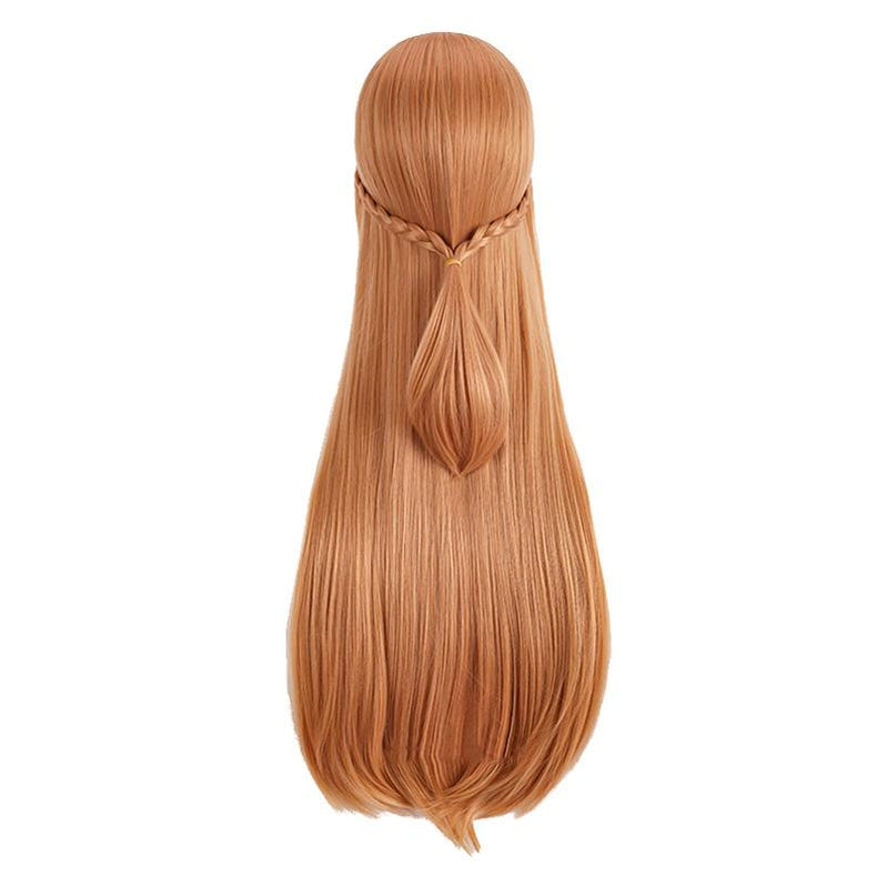 Anime Sword Art Online Yuuki Asuna Long Brown Cosplay Wigs