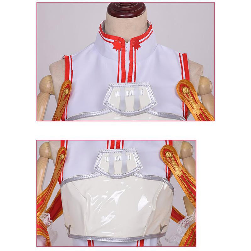 Anime SAO Sword Art Online Yuuki Asuna Cosplay Costume