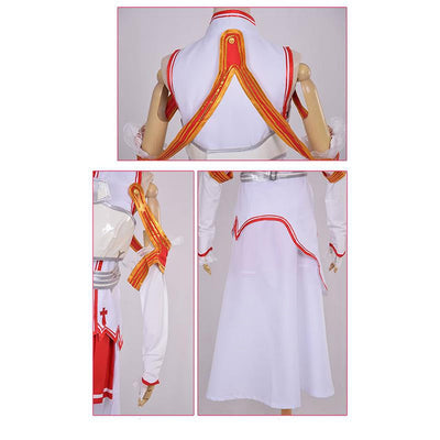 Anime SAO Sword Art Online Yuuki Asuna Cosplay Costume