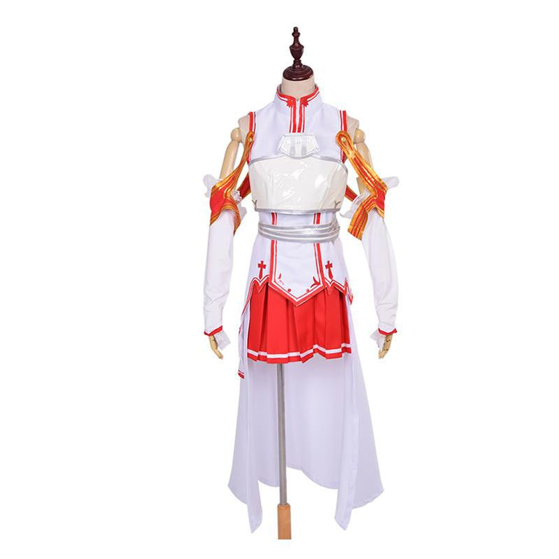 Anime SAO Sword Art Online Yuuki Asuna Cosplay Costume
