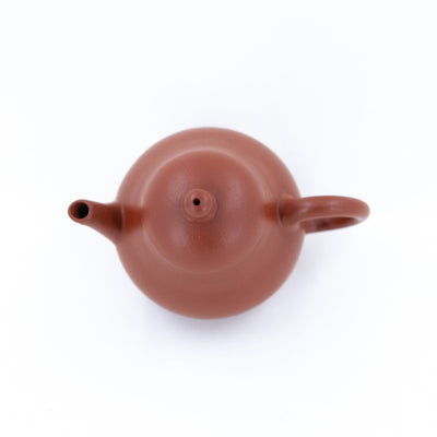 1980 Yixing Zhuni Straight Spout High Pear Shape Chinese Teapot #9