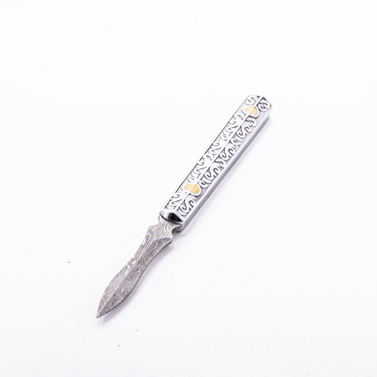 Damascene Style Stainless Steal Puerh Knife