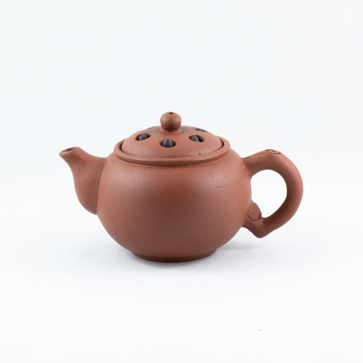 Old Yixing 1980's Lotus Seeds Chinese Teapot ST