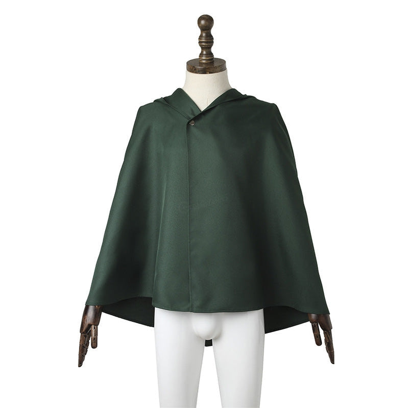 Anime Attack on Titan Levi Ackerman Survey Corps Uniform Set Cosplay Costumes