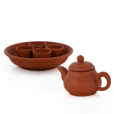 Miniature Red Clay Tea Set